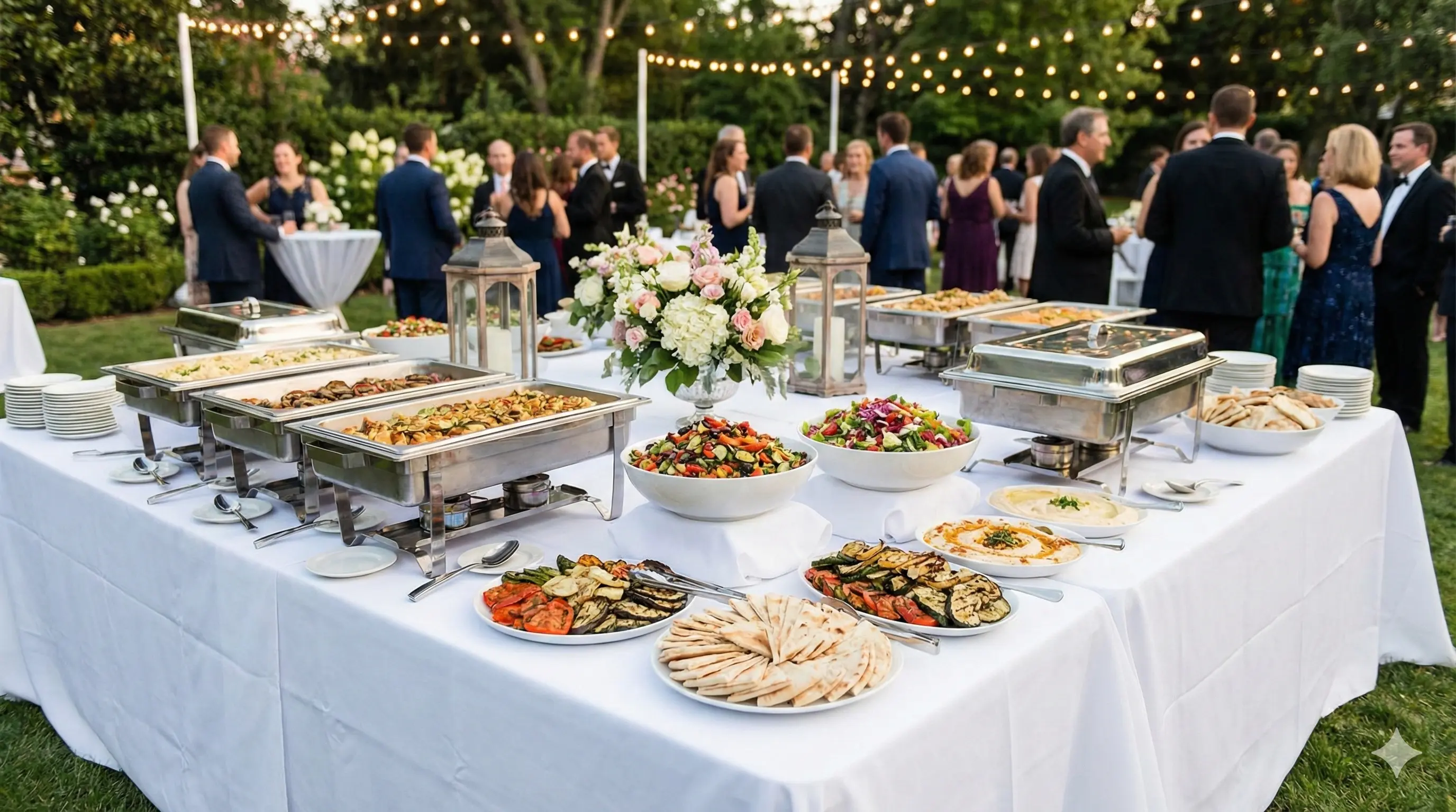 Professional Catering Setup for Corporate Event by Al Aqsa Restaurant